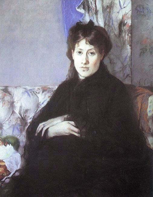 Artwork Title: Portrait Of Edma Pontillon Nee Morisot