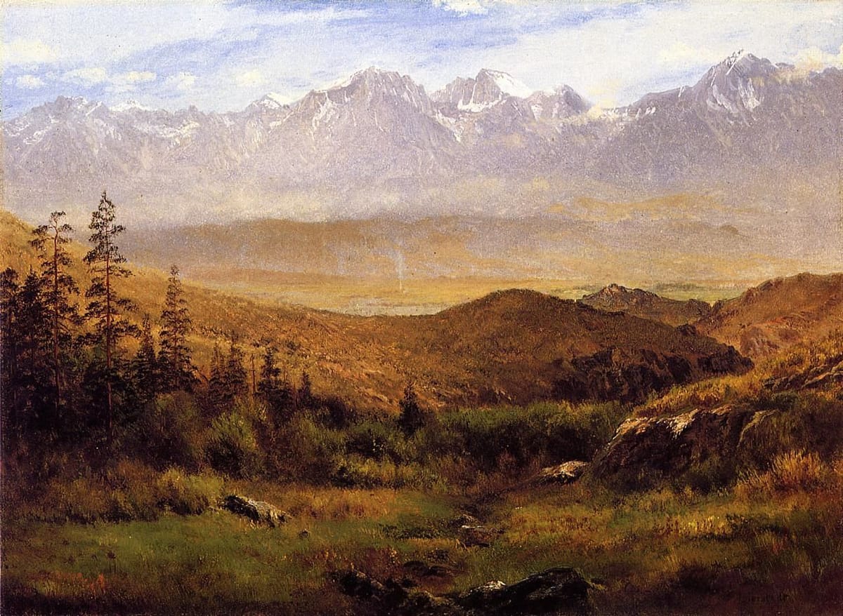 Artwork Title: In the Foothills of the Mountains