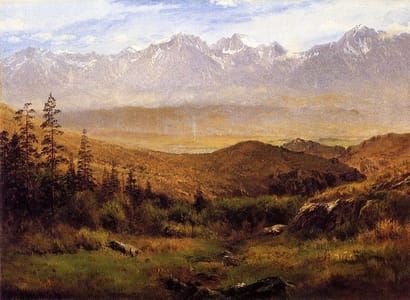 Artwork Title: In the Foothills of the Mountains