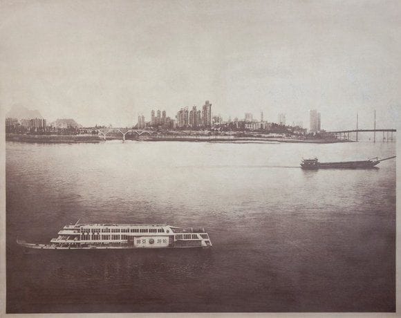 Artwork Title: Two Ships Passing, China