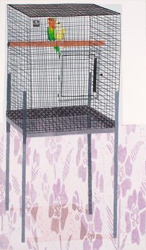 Artwork Title: 2 Caged Birds