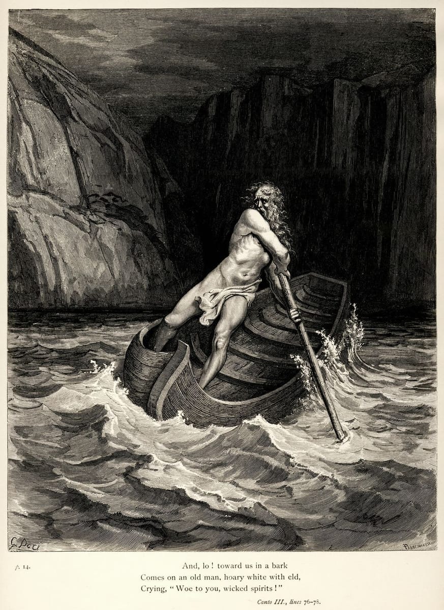 Artwork Title: Dante's Inferno, Plate 9, Canto III