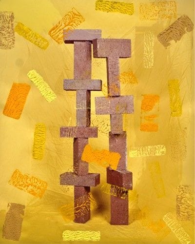 Artwork Title: Untitled (building blocks, yellow)