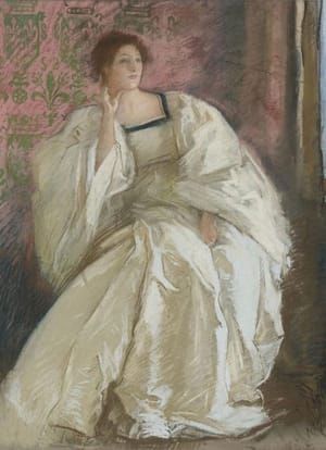 Artwork Title: Woman in White