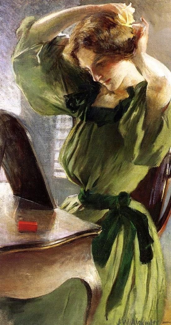 Artwork Title: Young Woman Arranging her Hair