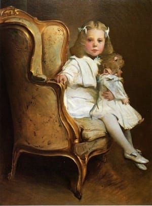 Artwork Title: Portrait of a Young Girl with her Doll