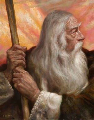 Artwork Title: Gandalf: Caradhras