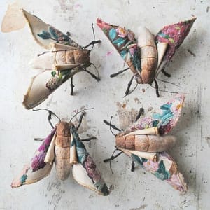 Artwork Title: Embroidered Moths