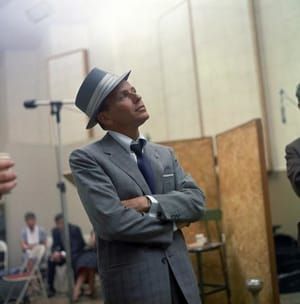 Artwork Title: Frank Sinatra At A Capitol Records Recording Session