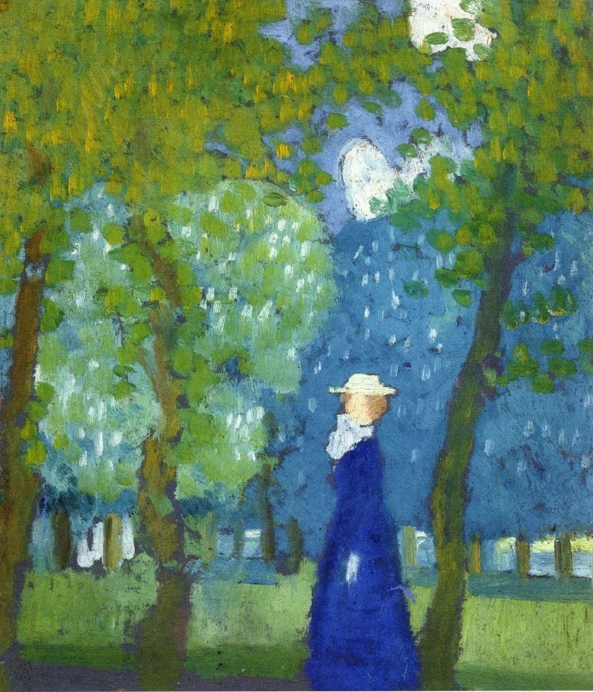 Artwork Title: Woman in Blue