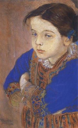Artwork Title: Portrait of Helenka in a Folk Costume