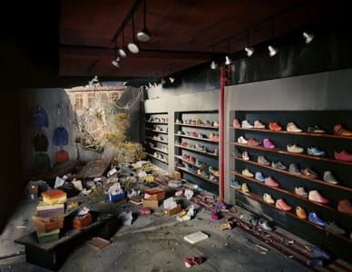 Artwork Title: Shoe Store