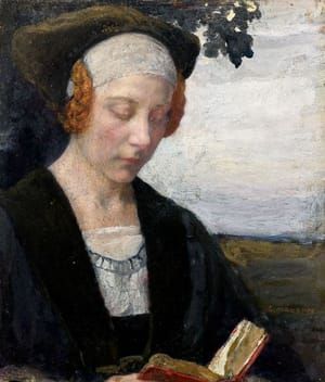 Artwork Title: Renaissance Woman Reading