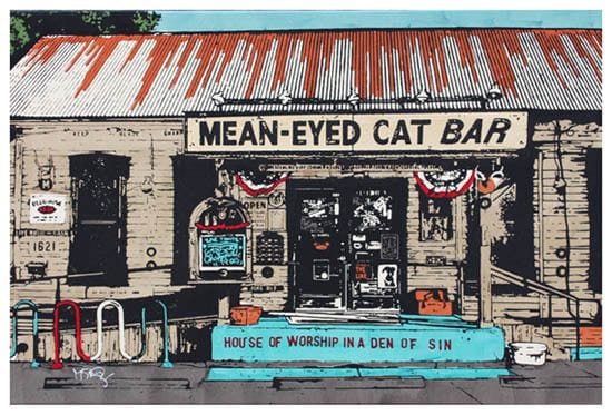 Artwork Title: Mean Eyed Cat