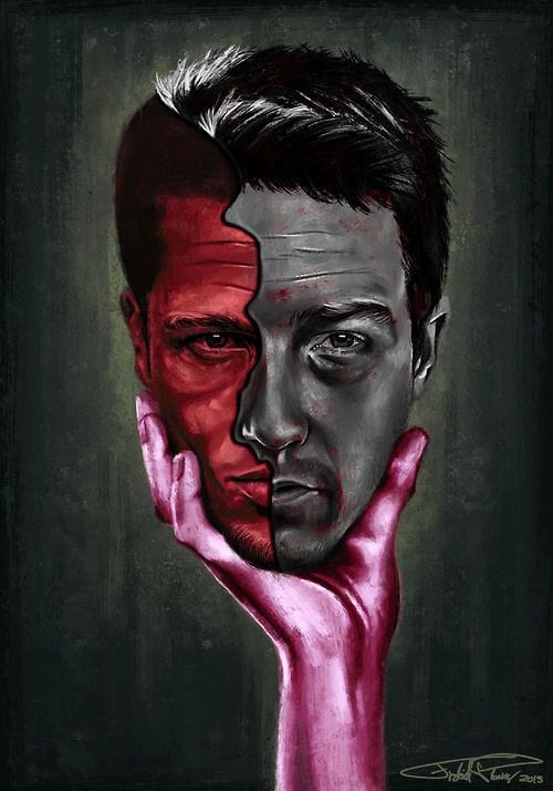 Artwork Title: Fight Club Two-face