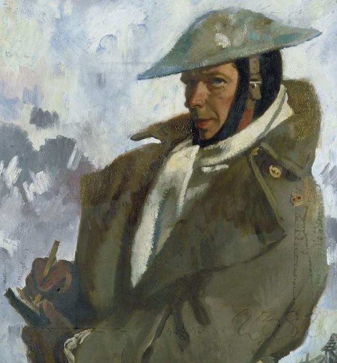 Artwork Title: The War Artist (Self-Portrait)