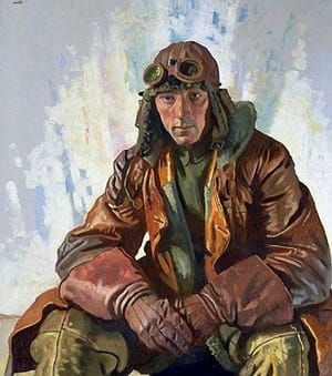 Artwork Title: The NCO Pilot, RFC  (Flight Sergeant W G Bennett)