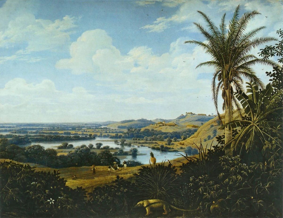 Artwork Title: Brazilian Landscape With Anteater