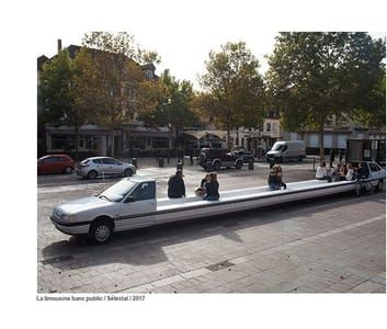 Artwork Title: La Limousine banc poublic