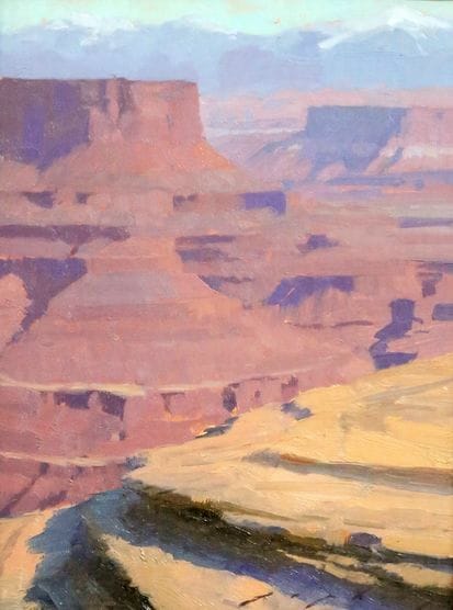 Artwork Title: Red Canyon Erosion