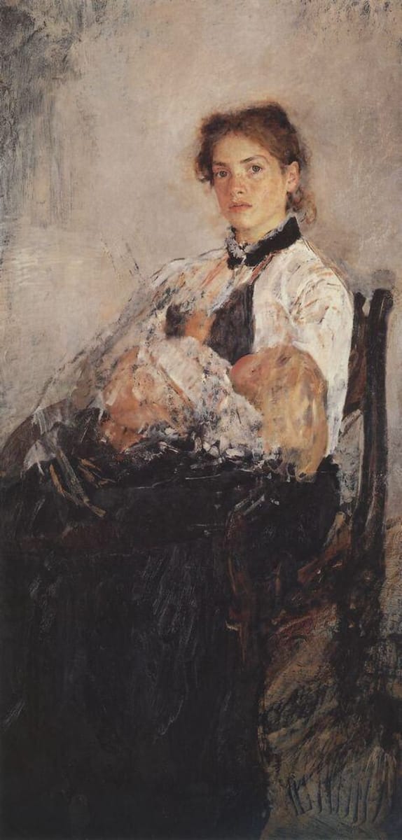 Artwork Title: Portrait of Nadezhda Derviz with her Child