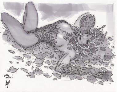 Artwork Title: Poison Ivy Sketch