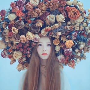 Artwork Title: Flower Headdress
