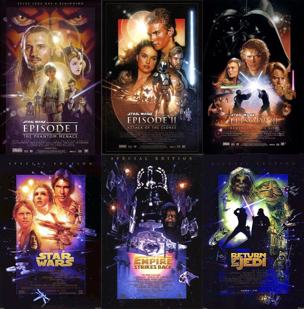 Artwork Title: All Star Wars posters