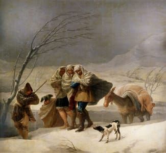 Artwork Title: The Snowstorm (winter)