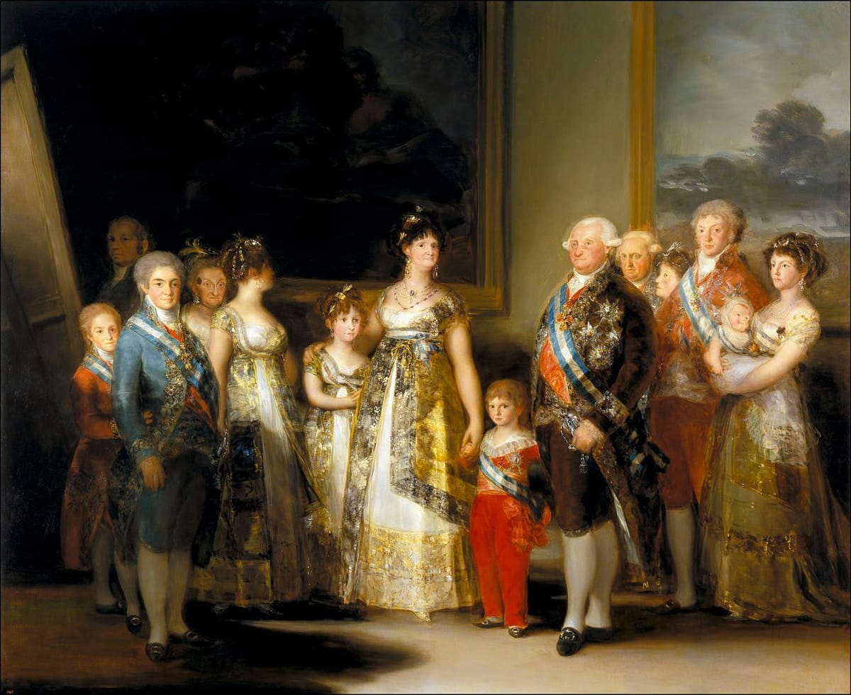 Artwork Title: Charles Iv Of Spain And His Family