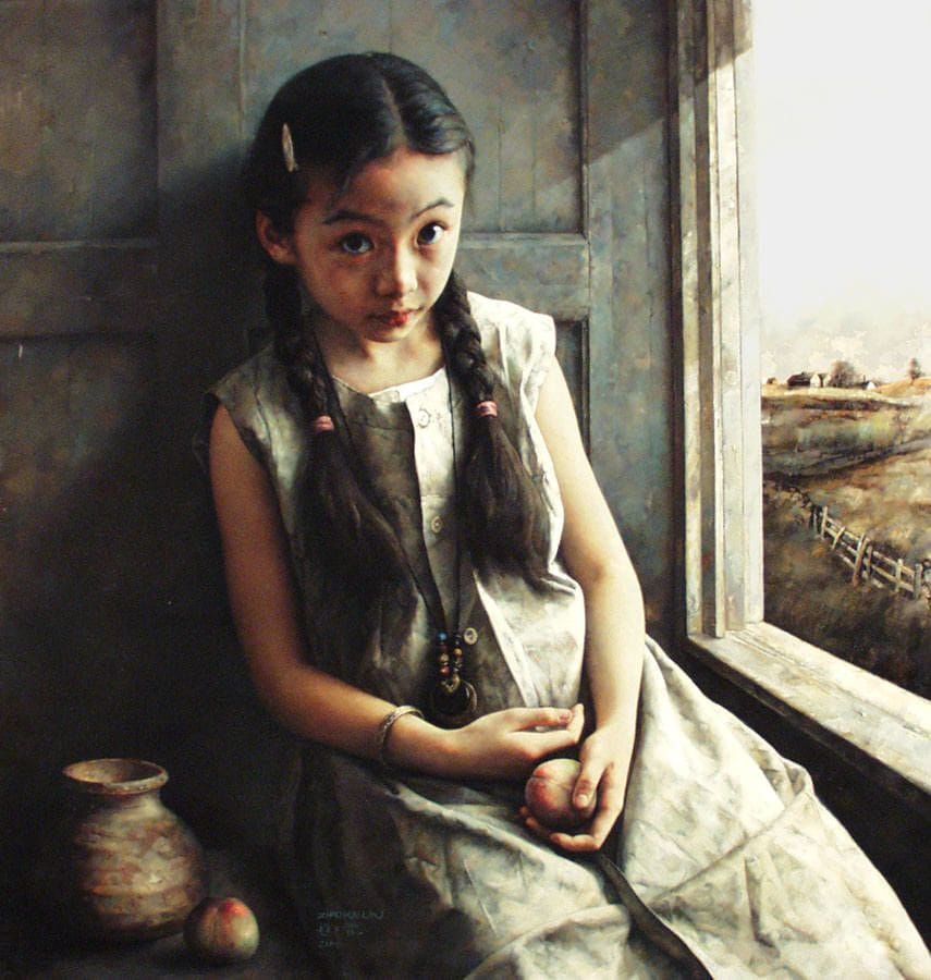 Artwork Title: Young Girl Seated