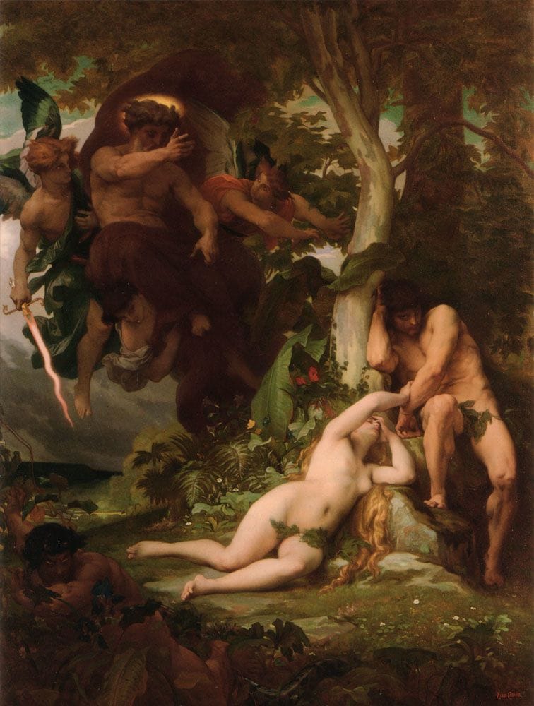 Artwork Title: The Expuslion of Adam and Eve from the Garden of Paradise