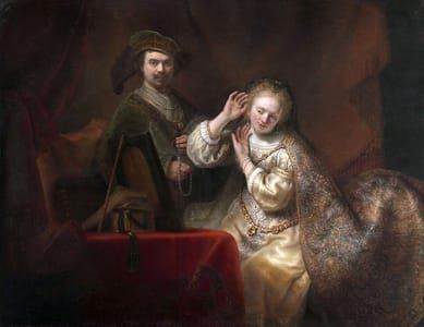 Artwork Title: Rembrandt and his Wife Saskia