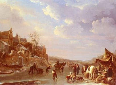 Artwork Title: A Winter's Scene in Holland