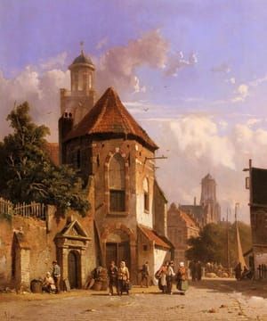 Artwork Title: View Of A Dutch Street