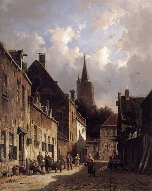 Artwork Title: A Dutch Street Scene