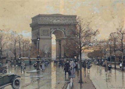 Artwork Title: The Arc De Triomphe, Paris