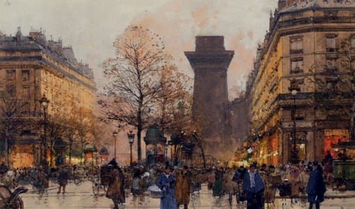 Artwork Title: Les Grande Boulevards A Paris