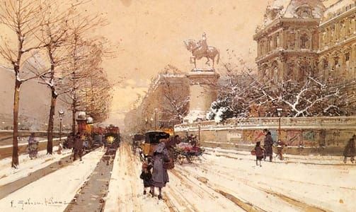 Artwork Title: Paris in Winter