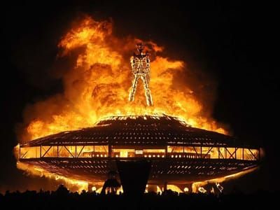 Artwork Title: Burning Man - The 