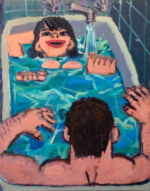 Artwork Title: Bathtub for Two