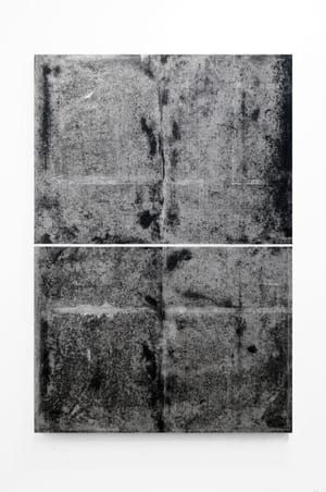 Artwork Title: Drywall Mud/Charcoal 4