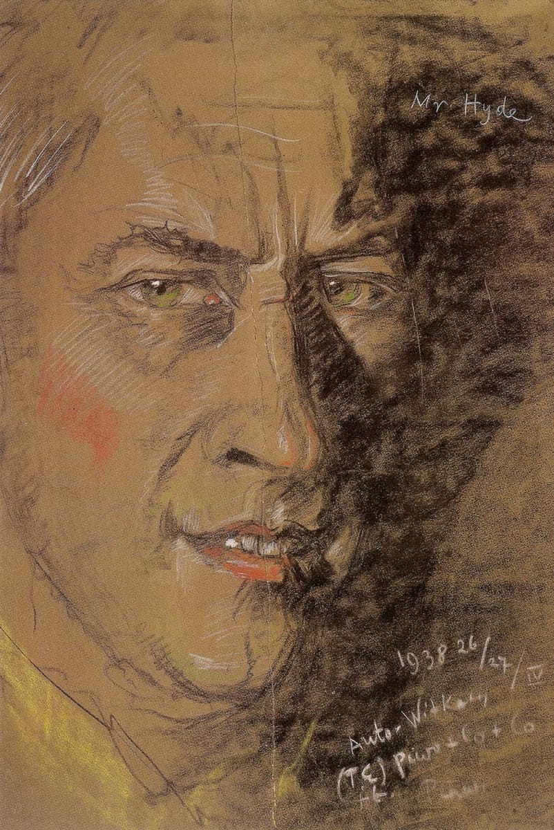 Artwork Title: Mr. Hyde (Self-Portrait) 26/27/IV