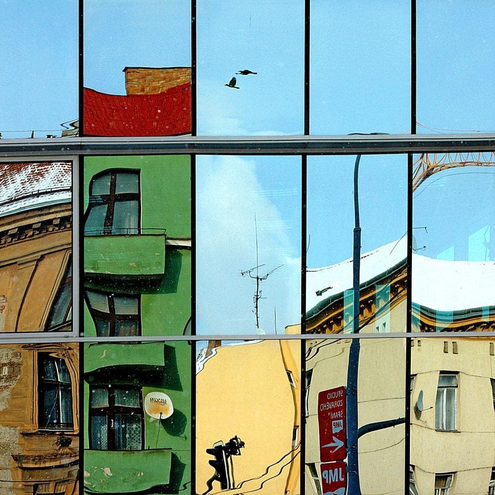Artwork Title: Cityscape with birds