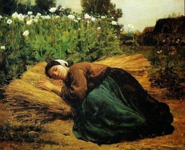 Artwork Title: A Rest in the Fields