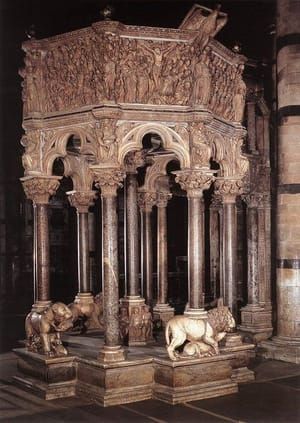 Artwork Title: Pulpito Duomo de Siena