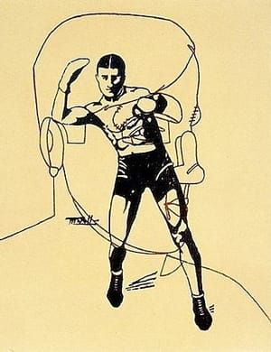 Artwork Title: Arthur Cravan après son combat contre Jack Johnson