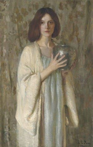 Artwork Title: Woman with a Silver Vase
