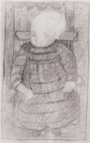 Artwork Title: Seated child in an Armchair