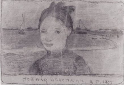 Artwork Title: Portrait of Hedwig Hagemann